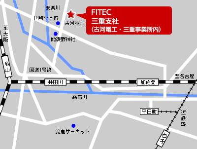 関西システムセンター・三重オフィスの地図