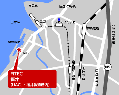 福井の地図
