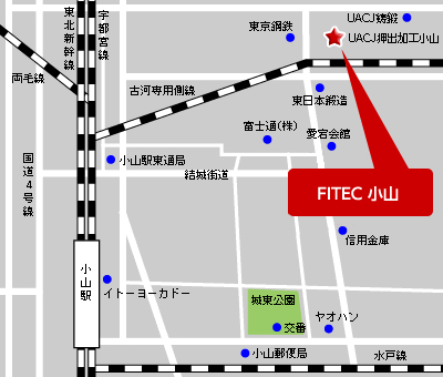 小山の地図