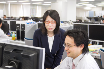 業務中の写真