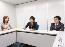 座談会の様子の写真