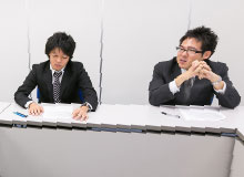 座談会の様子の写真